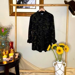 Camo Button Down